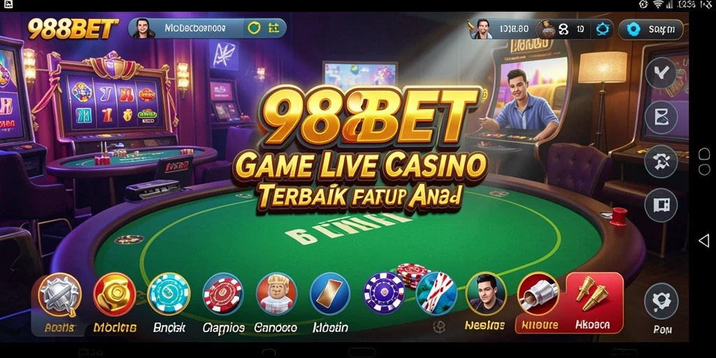 Tampilan gameplay Live Casino yang mendebarkan dan interaktif.