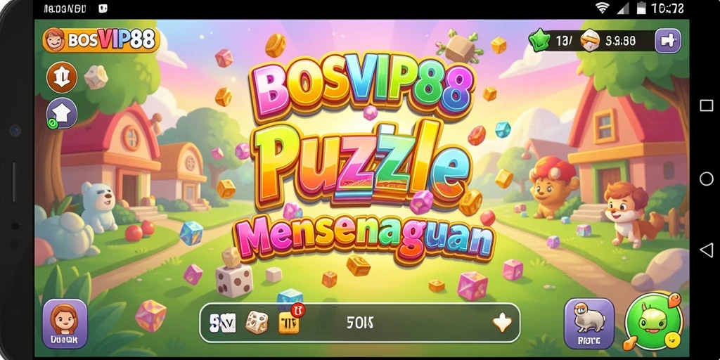 Tampilan gameplay BOSVIP88 dengan teka-teki yang menantang dan menarik.