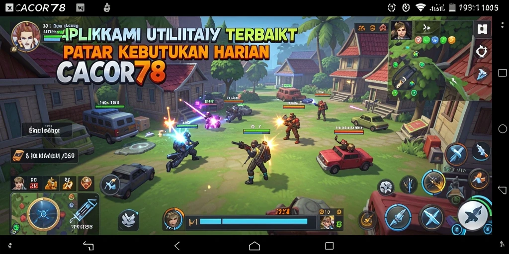 Tampilan utama CACOR78 yang sederhana dan fungsional.
