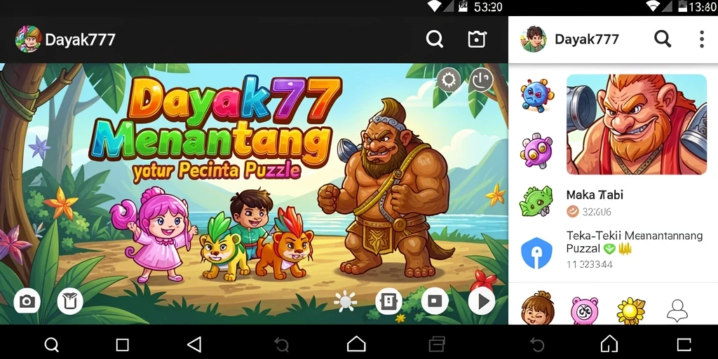 Tangkapan layar gameplay <strong>DAYAK777</strong> menampilkan tantangan teka-teki yang seru.