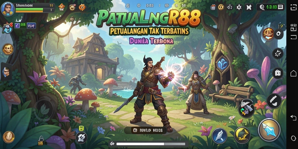 Tampilan menakjubkan dari gameplay di dunia terbuka GACOR88.