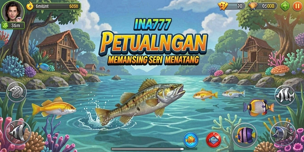 Gameplay Fishing INA777 yang menarik dan menantang di dunia bawah laut.