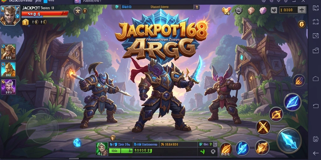 Tangkapan layar dari gameplay seru dalam JACKPOT168 ARPG.
