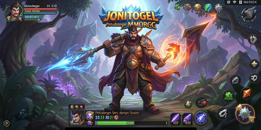 Gameplay menarik dalam dunia MMORPG JONITOGEL yang memukau.