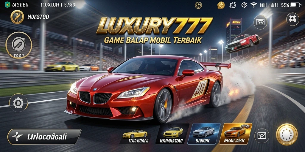 Pengalaman balapan mendebarkan dengan mobil-mobil cepat.