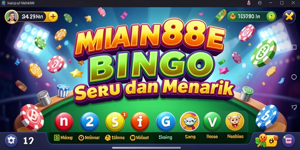 Tampilan gameplay Bingo yang seru dan interaktif di MAIN88.