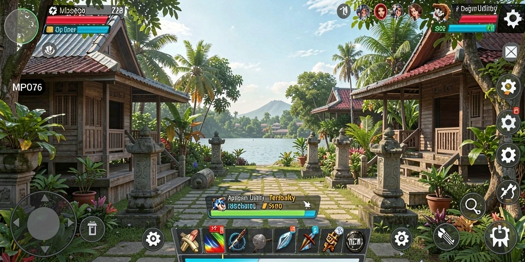Tampilan interface MPO76 yang ramah pengguna dan intuitif.