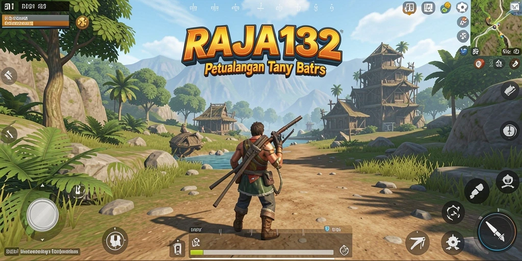 Tampilan gameplay RAJA132 yang menakjubkan di dunia terbuka.