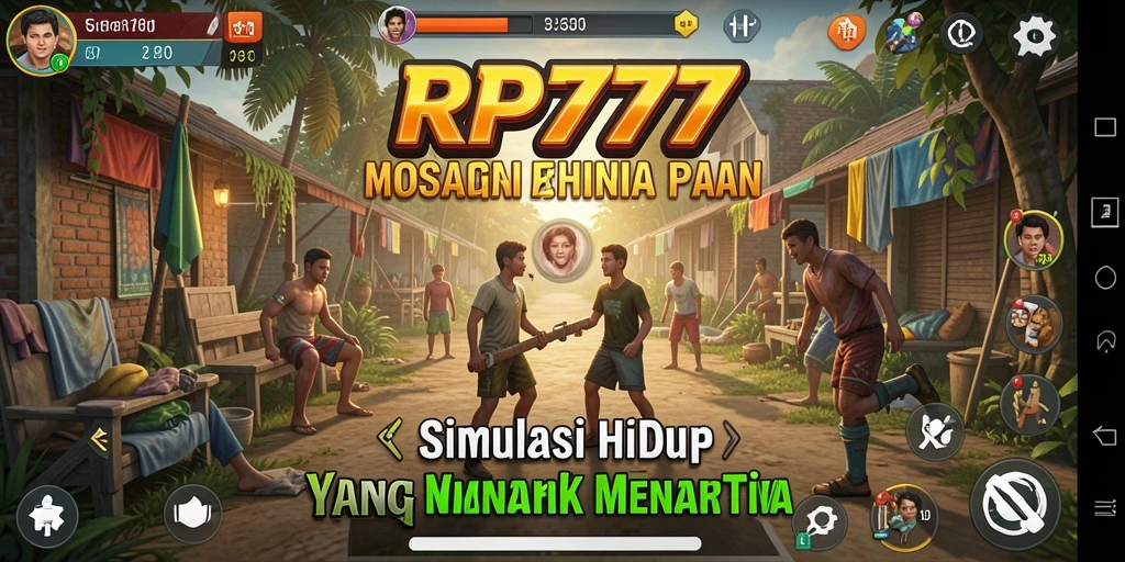 Tampilan gameplay yang menarik dengan berbagai kegiatan interaktif.