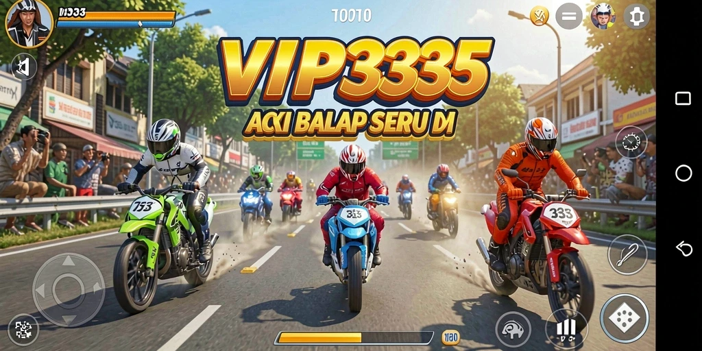 Gameplay balap seru dengan grafik menakjubkan dari VIP333.