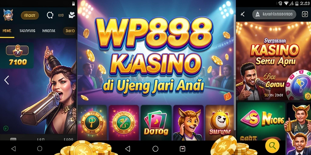 Gameplay menarik dalam aplikasi Kasino WP888.